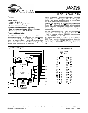 CY7C10191B image