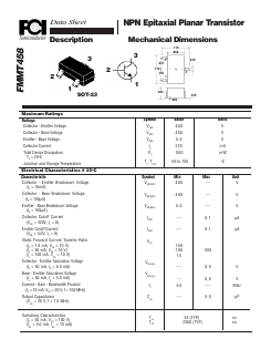 FMMT458 image