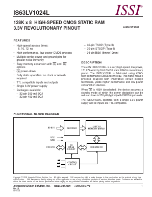 IS63LV1024L-10B image