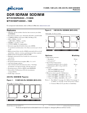 MT16VDDF12864HG-40B image